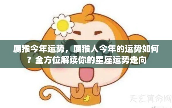 属猴人今年运势全方位解读,星座运势走向大揭秘
