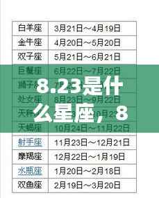 8月23日出生者的星座运势解读，揭秘性格与未来走向
