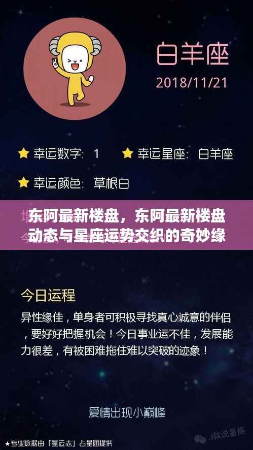 东阿最新楼盘动态与星座运势的奇妙交织缘分