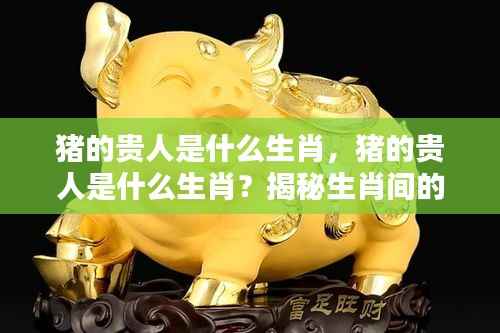 揭秘生肖猪的贵人关系，哪些生肖是猪的贵人？