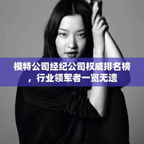 模特公司经纪公司权威排名榜，行业领军者一览无遗